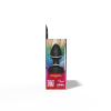 Twila Twirling Smoke Gem Light Up Vibrating Plug With Blk Heart Remote