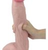 Get Lucky Real Skin 12 Dual Layer Dildo Beige