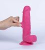 Get Lucky Real Skin Mr. Pink 7.5" Dual Layer Dildo