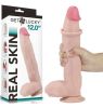 Get Lucky Real Skin 12 Dual Layer Dildo Beige