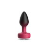 Eluxe Vibrating Clr Gem Rbyombre Plug Sm With Remote