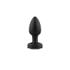 Twila Twirling Smoke Gem Light Up Vibrating Plug With Blk Heart Remote