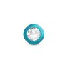 Eluxe Vibrating Clr Gem Bluombre Plug Sm With Remote
