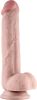 Get Lucky Real Skin 9" Dual Layer Dildo Beige