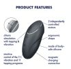 Satisfyer Tap and Climax 1 Vibrator - Grey