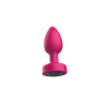Twila Twirling Purple Gem Light Up Vibrating Plug With Pnk Heart Remote