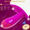 Wearable Heated Vibrator with Remote, G Spot Vibrating Sex Toy for Couples Panty Play