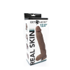 Get Lucky Real Skin 12 Dual Layer Dildo Light Brown
