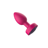 Twila Twirling Purple Gem Light Up Vibrating Plug With Pnk Heart Remote