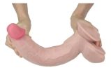 Get Lucky Real Skin 12 Dual Layer Dildo Beige