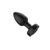 Twila Twirling Smoke Gem Light Up Vibrating Plug With Blk Heart Remote