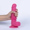 Get Lucky Real Skin Mr. Pink 7.5" Dual Layer Dildo