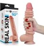 Get Lucky Real Skin 9" Dual Layer Dildo Beige