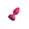 Twila Twirling Purple Gem Light Up Vibrating Plug With Pnk Heart Remote