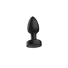 Twila Twirling Smoke Gem Light Up Vibrating Plug With Blk Heart Remote