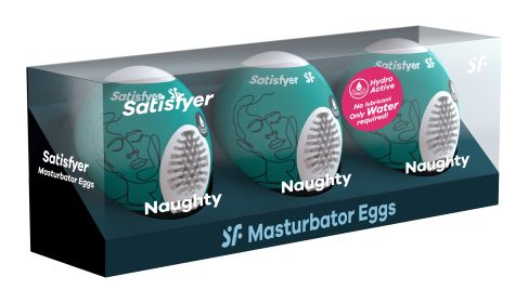 3 Pc Set Masturbator Egg (Color: Naughty)