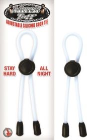 Mack Tuff Adjustable Silicone Cock Tie (Color: Clear)