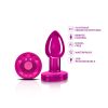 Vibrating Pink Metal Remote Plug