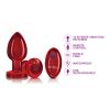 Vibrating Red Metal Remote Plug