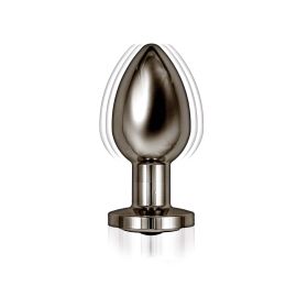 Ass-Sation Remote Vibrating Metal Plug (Color: black)