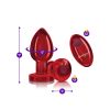 Vibrating Red Metal Remote Plug