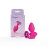 Gemma Purple Gem Pink Silicone Plug