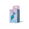 Gemma Clear Iridescent Gem Teal Silicone Plug