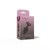Gemma Pink Gem Black Silicone Plug