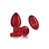 Vibrating Red Metal Remote Plug