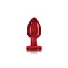 Vibrating Red Metal Remote Plug