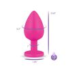 Gemma Purple Gem Pink Silicone Plug