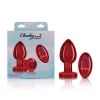 Vibrating Red Metal Remote Plug