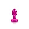 Vibrating Pink Metal Remote Plug