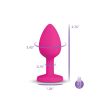 Gemma Purple Gem Pink Silicone Plug