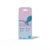 Gemma Clear Iridescent Gem Teal Silicone Plug