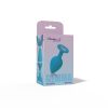 Gemma Clear Iridescent Gem Teal Silicone Plug