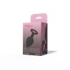 Gemma Pink Gem Black Silicone Plug