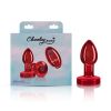 Vibrating Red Metal Remote Plug