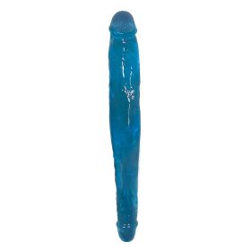 Lollicock Sweet Slim Stick Double Dildo - Blue (Color: Blue)