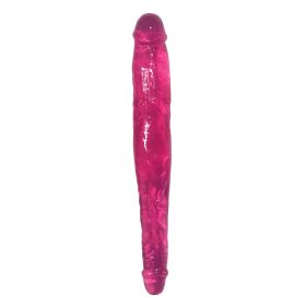 Lollicock Sweet Slim Stick Double Dildo - Pink (Color: pink)