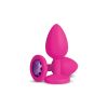 Gemma Purple Gem Pink Silicone Plug