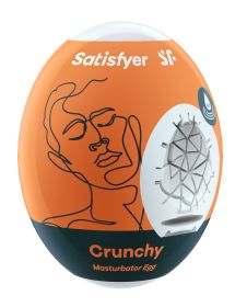 Satisfyer Masturbator Egg (Color: Crunchy - Orange)
