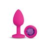 Gemma Purple Gem Pink Silicone Plug