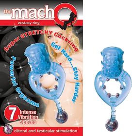 The Macho Ecstasy Ring (Color: Blue)