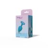 Gemma Clear Iridescent Gem Teal Silicone Plug