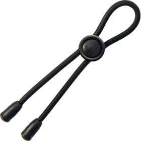 Mack Tuff Adjustable Silicone Cock Tie (Color: black)