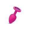 Gemma Purple Gem Pink Silicone Plug
