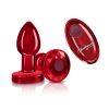 Vibrating Red Metal Remote Plug