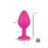 Gemma Purple Gem Pink Silicone Plug