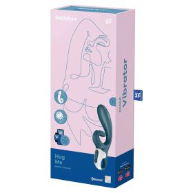 Hug Me - Rabbit Vibrator (Color: Grey/blue)